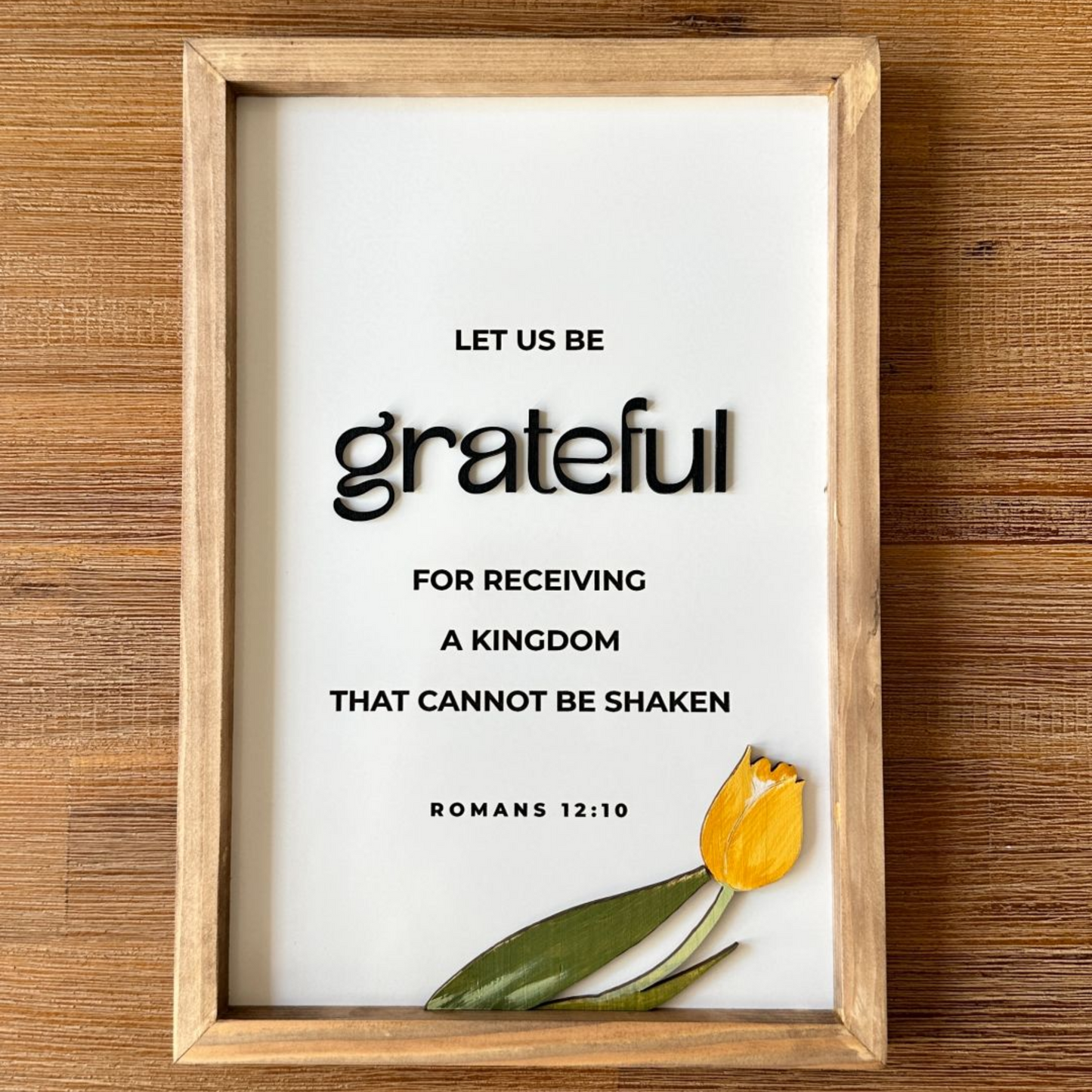 Wall Frame - Thankful Grateful Blessed