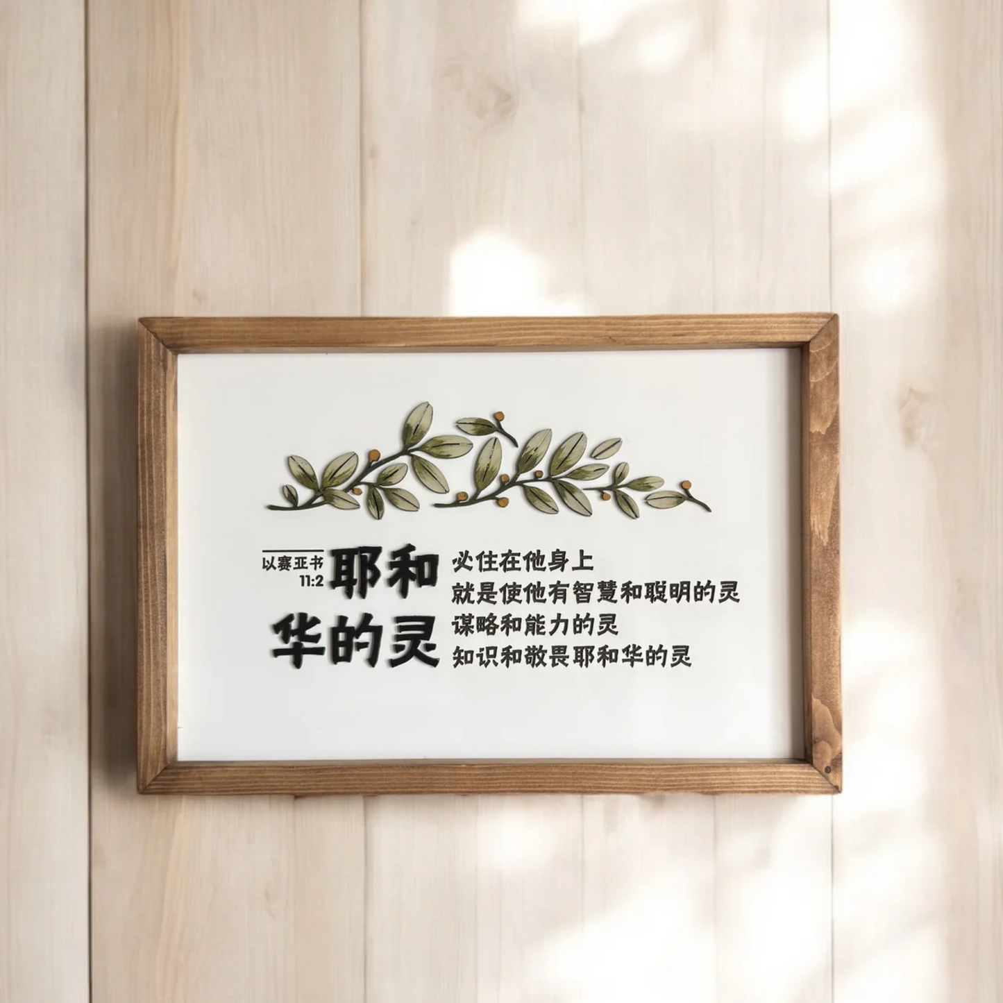 The Spirit of the Lord - Isaiah 11:2 (耶和华的灵 {以赛亚书 11:2})