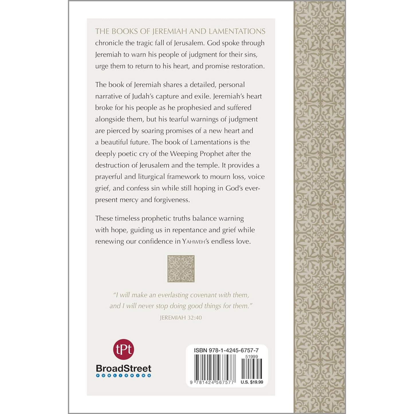 TPT: The Books of Jeremiah and Lamentations