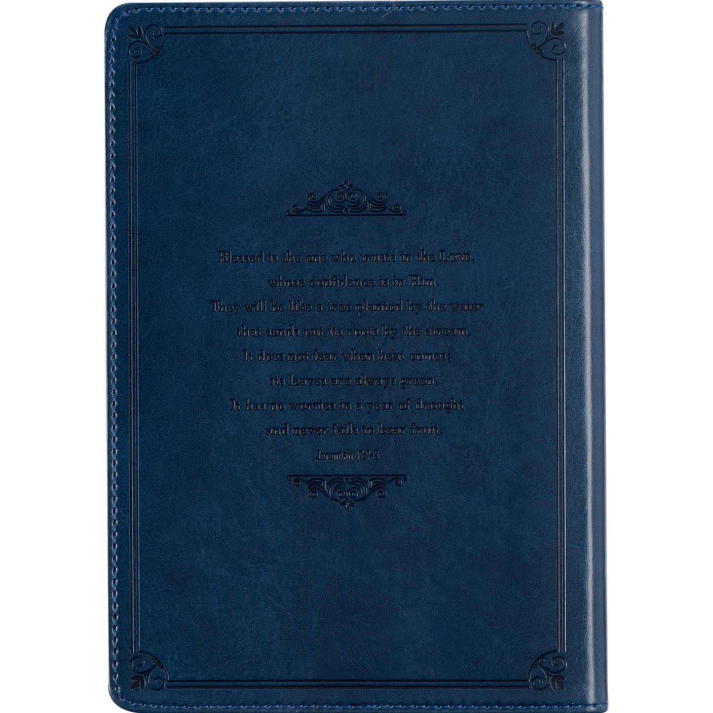 Leather Journal - Blessed is the One, Jeremiah 17:7 (JL670)