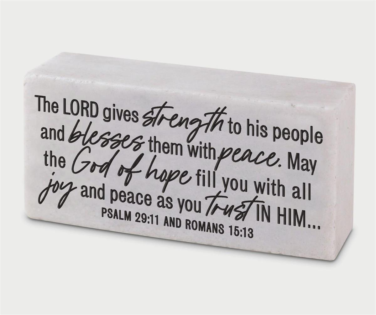 Scripture Block Plaque