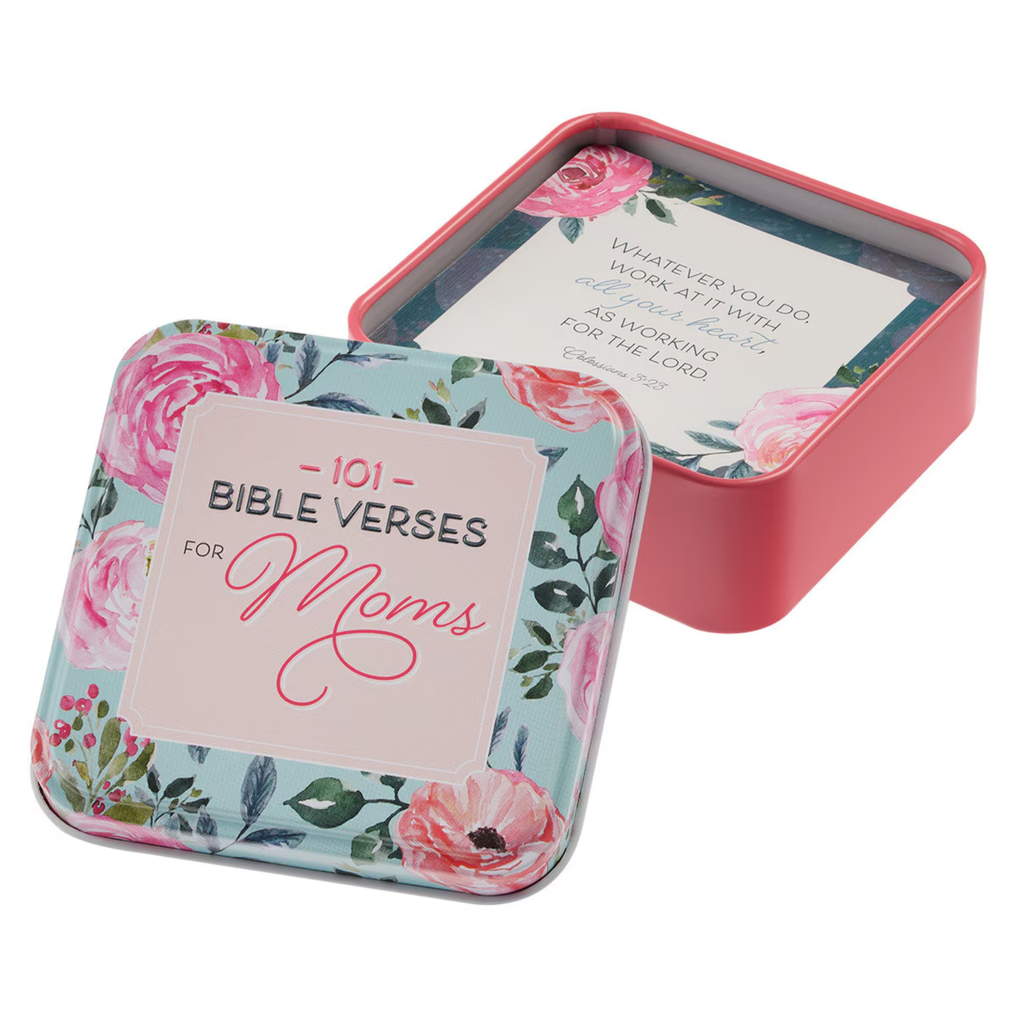 Scripture Cards In A Tin - 101 Bible Verses For Moms (TIN034)