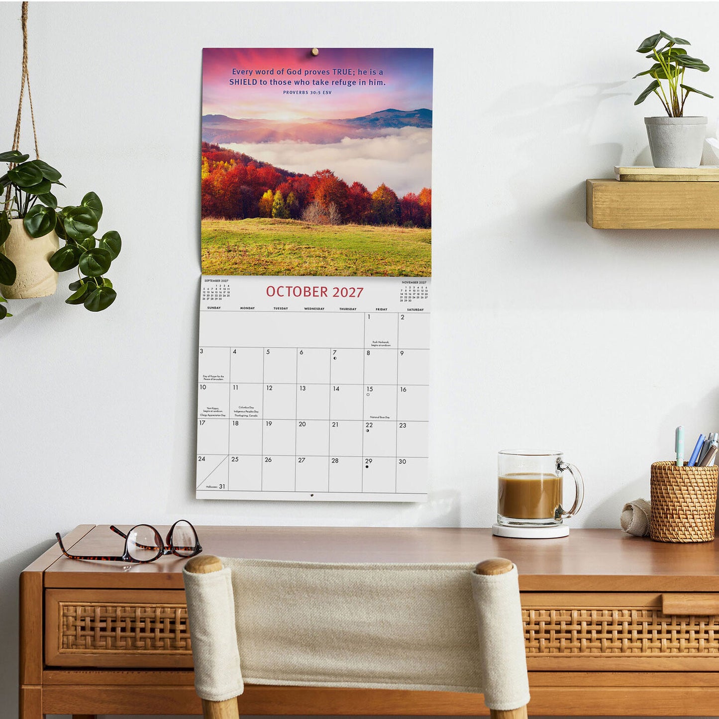 2027 Wall Calendar - Proverbs
