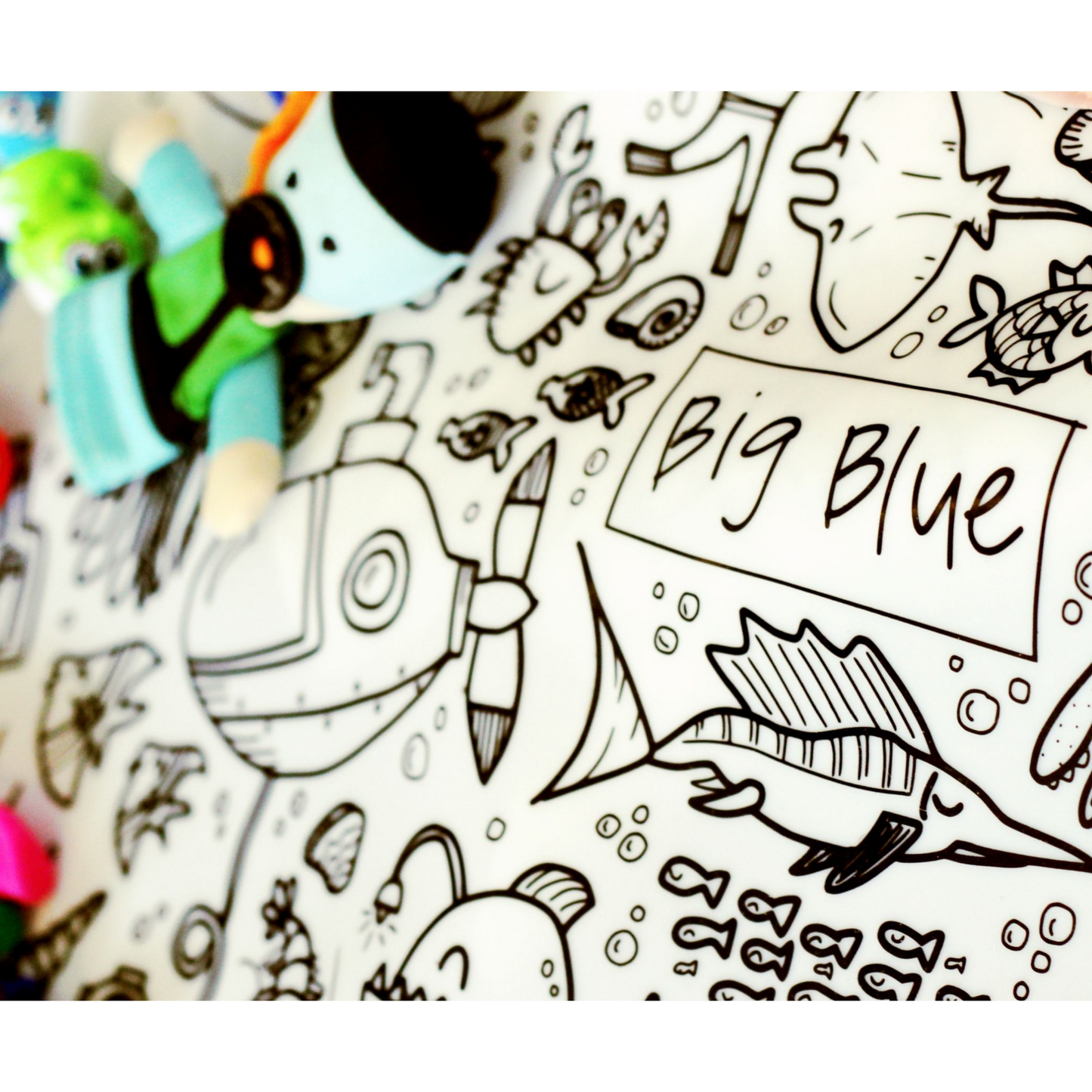 Washable Silicone Colouring Mats