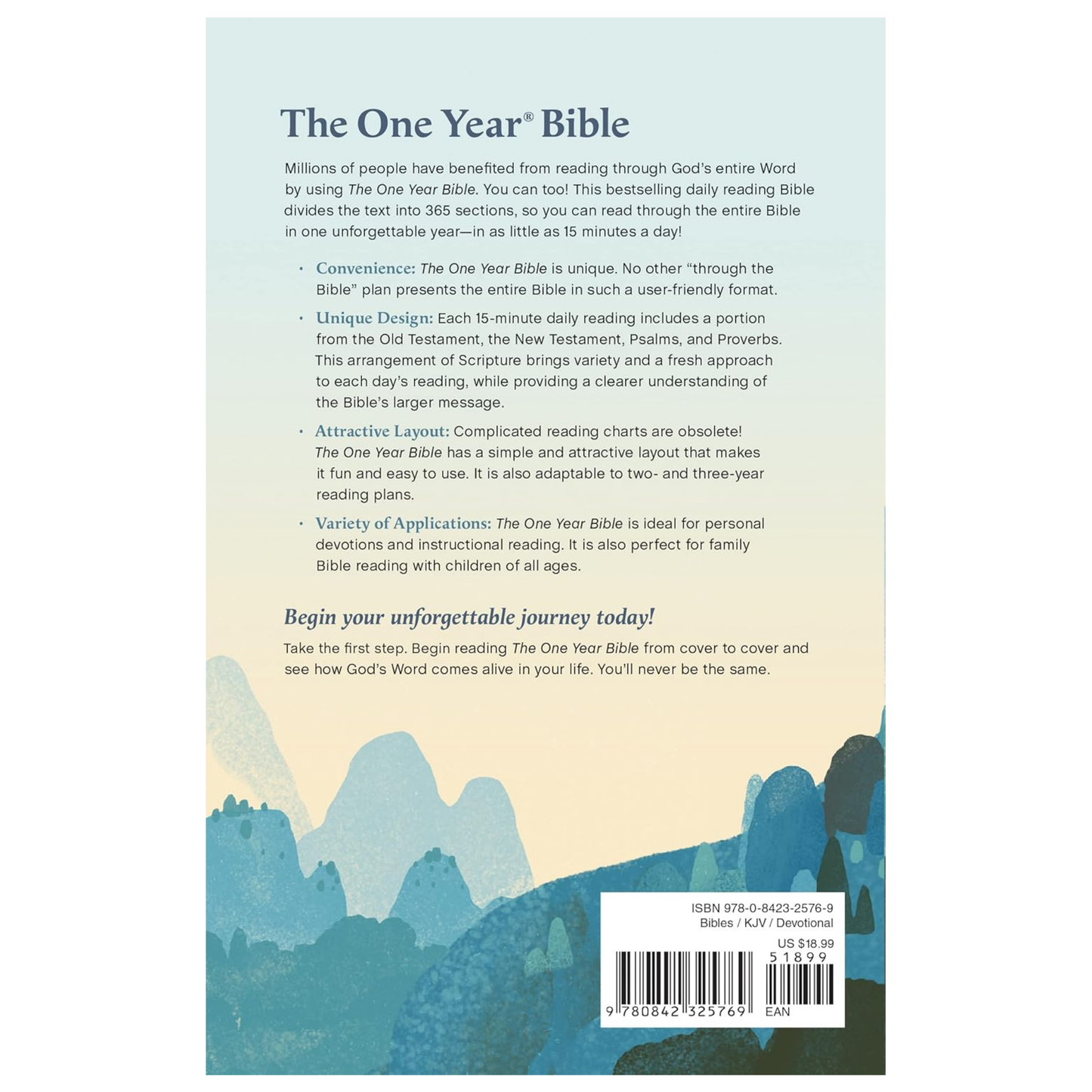KJV, The One Year Bible (Softcover)