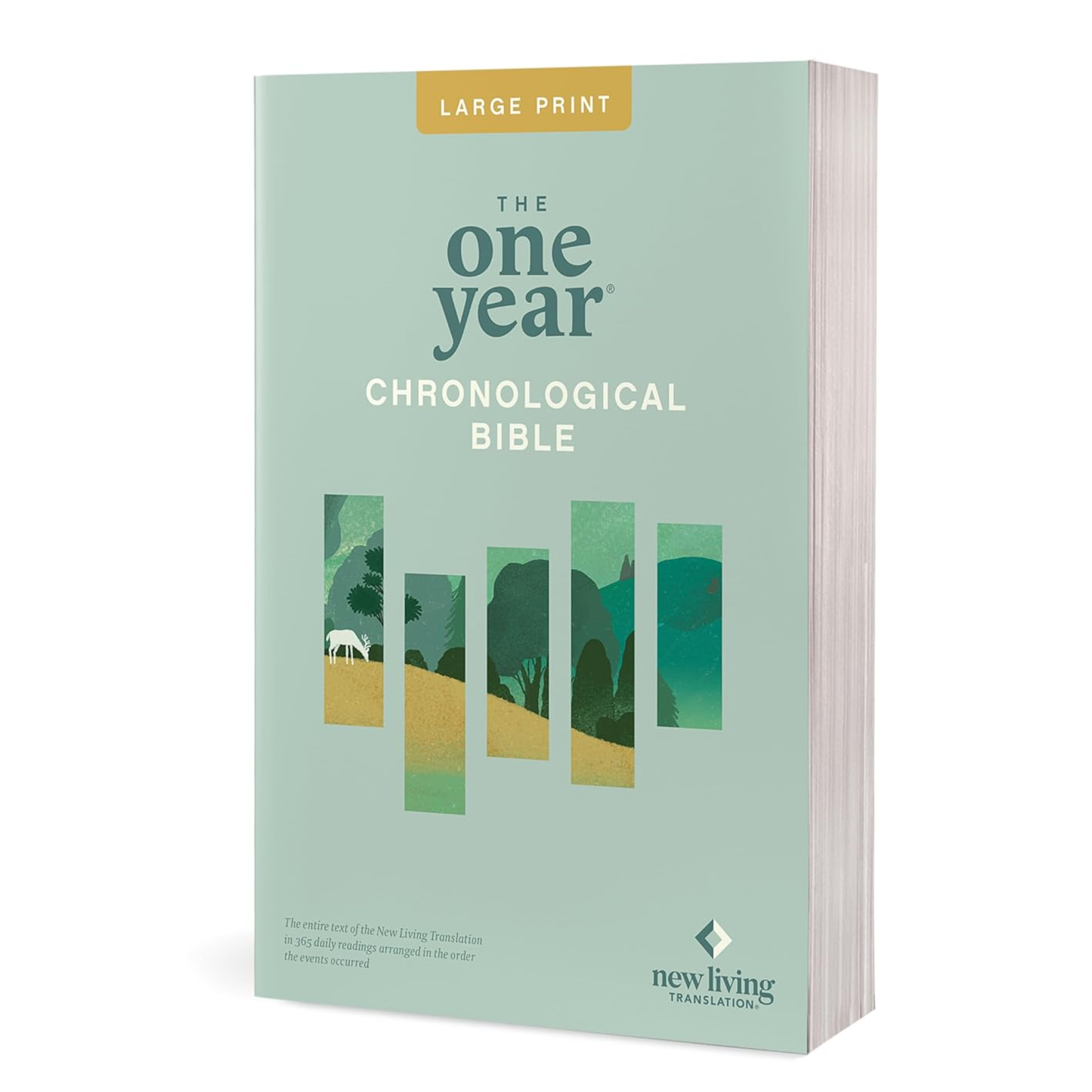 NLT, The One Year Chronological Bible, Large Print Thinline Edition
