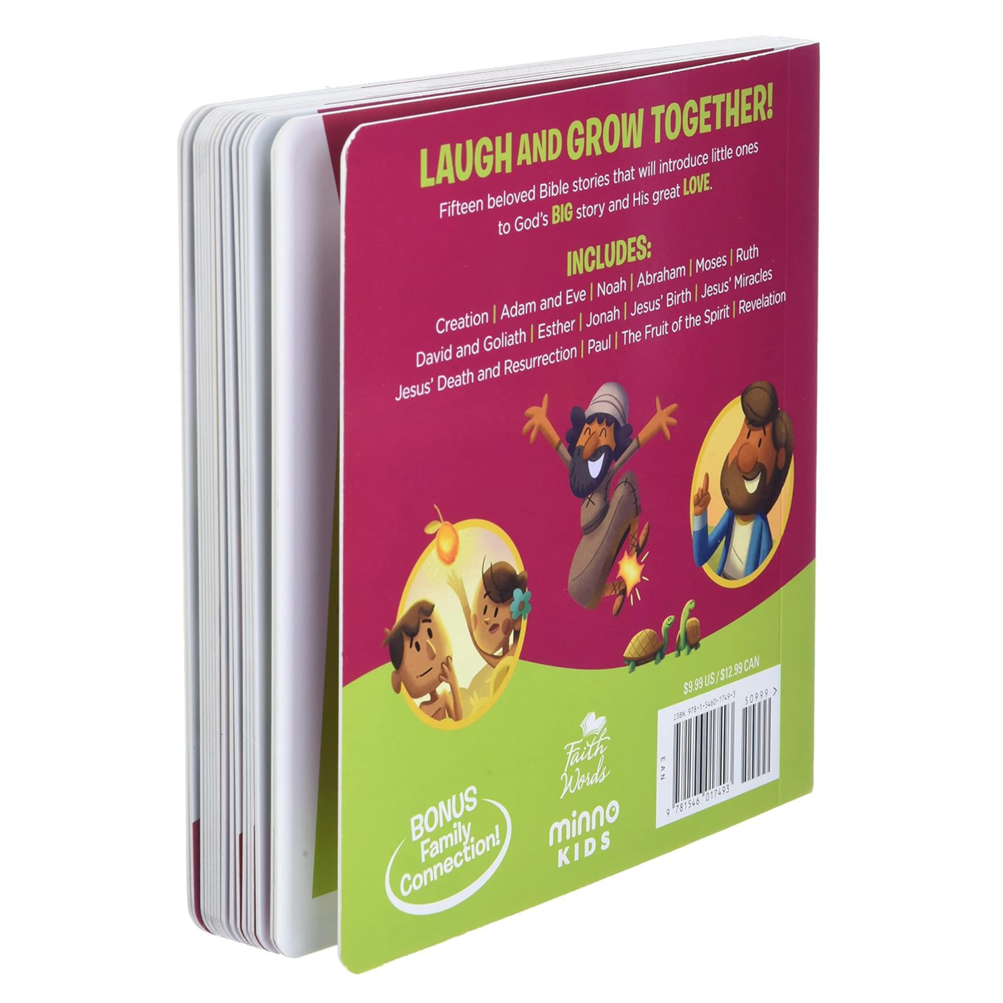 Laugh and Grow Bible for Little Ones: The Gospel in 15 One-Minute Bible Stories