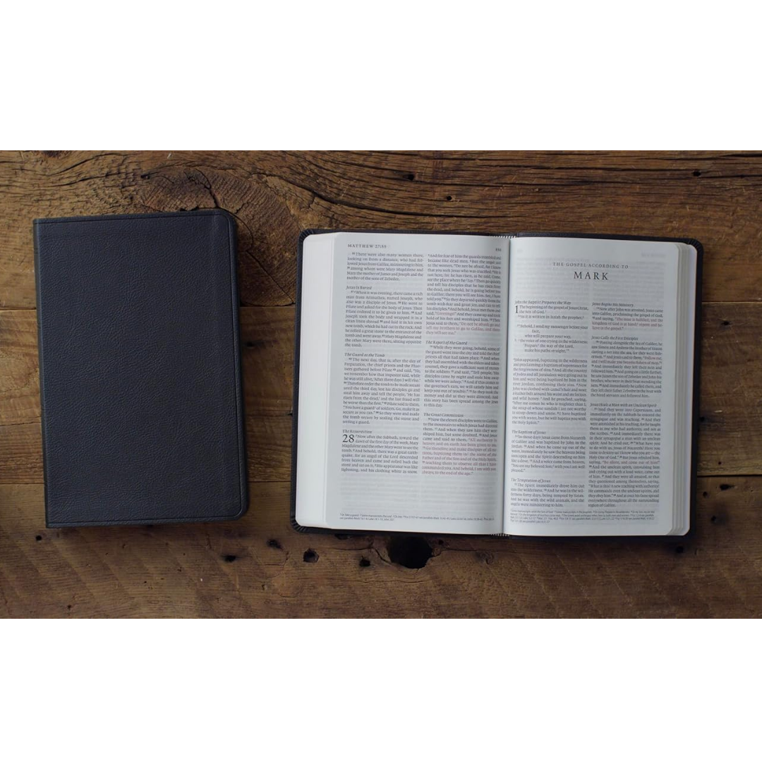 ESV Value Thinline Bible, Red Letter (TruTone, Black)
