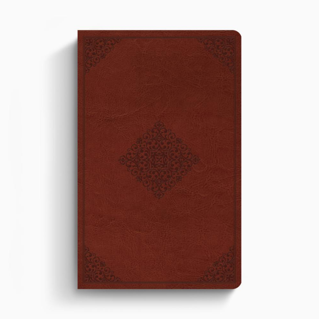 ESV Large Print Value Thinline Bible, TruTone® Tan, Ornament