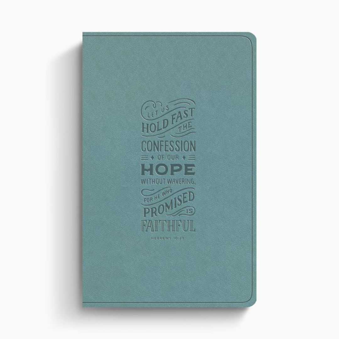 ESV Large Print Value Thinline Bible, TruTone® Paris Sky, Hebrews 10:23 Design