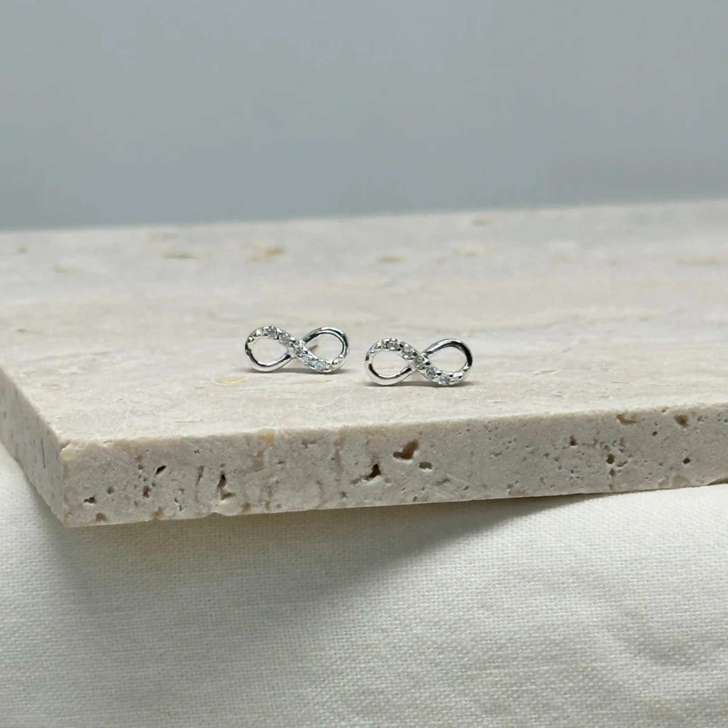 Infinity Earrings (925 Silver)
