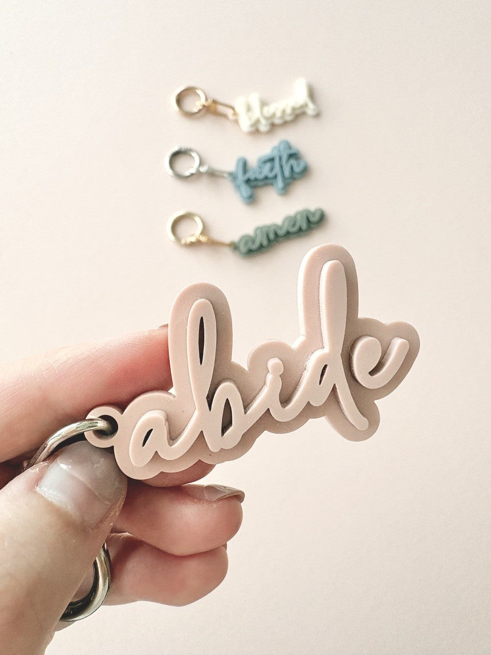Acrylic Keychain - Abide