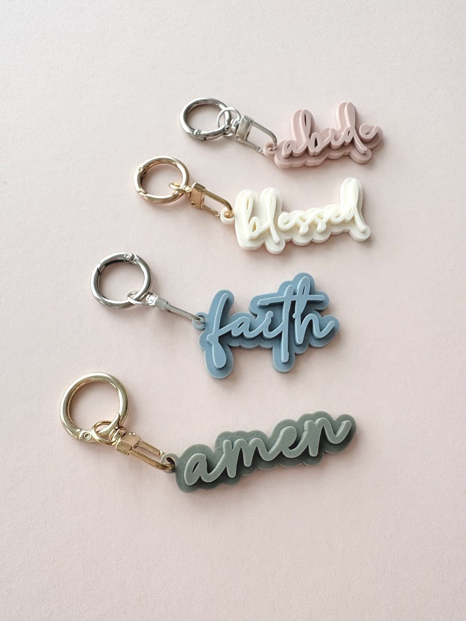Acrylic Keychain - Blessed