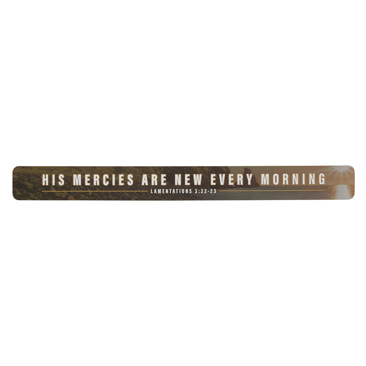 His Mercies Are New Large Magnetic Strip - Lamentations 3:22–23 (LMS014)