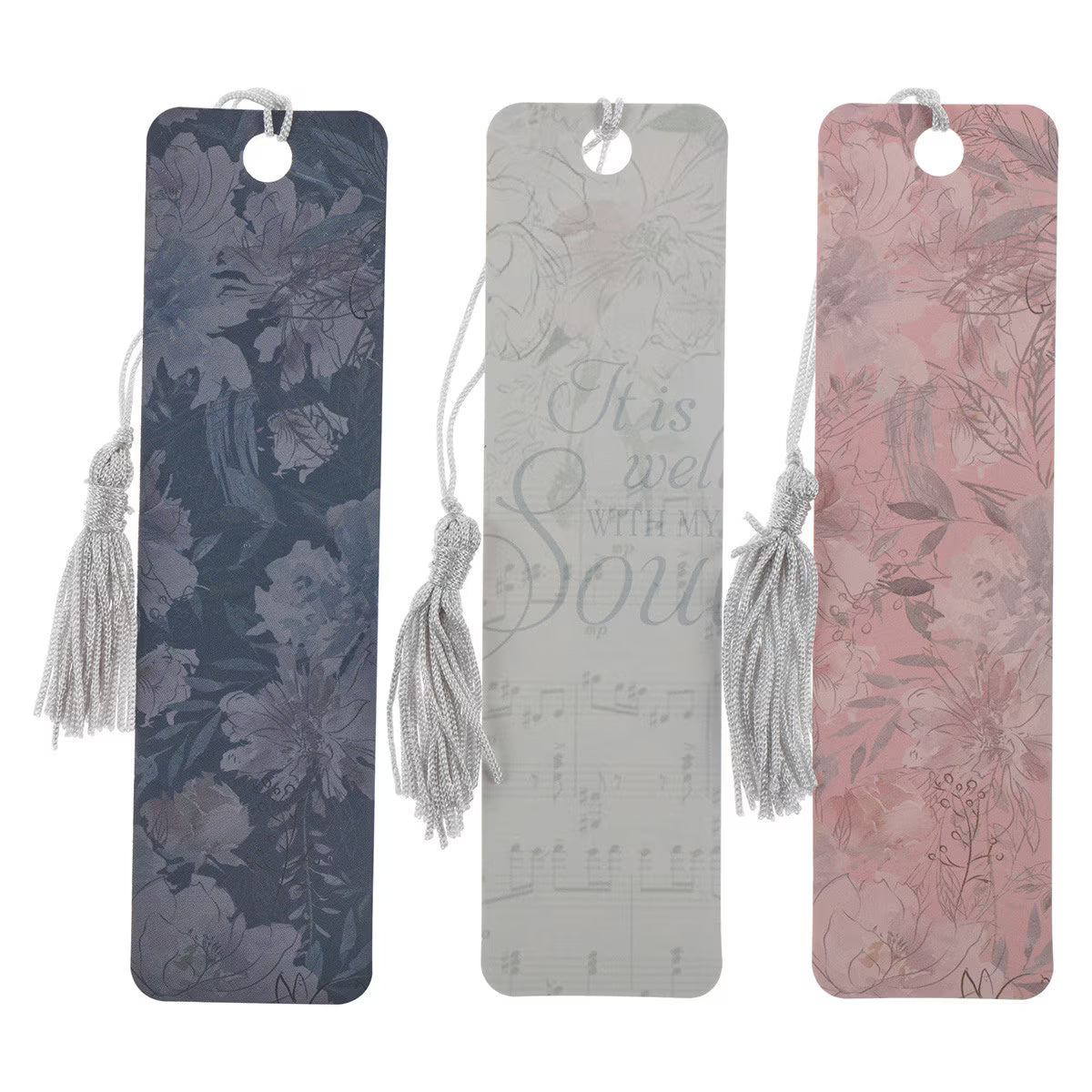 Tassel Bookmark Set - It Is Well With My Soul Paper (TBS004)