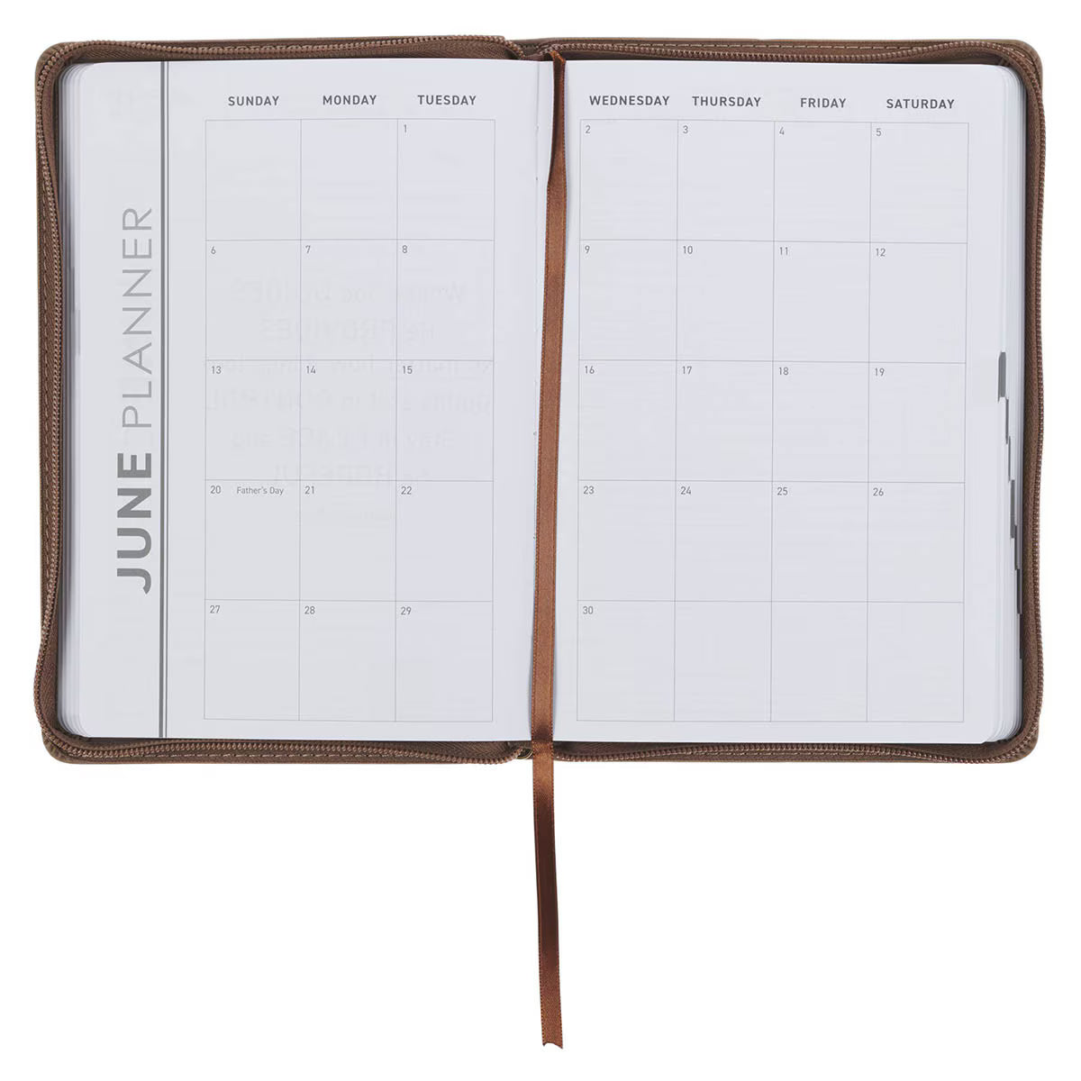2027 Executive Planner with Zipper Closure - I Can Do All This Truffle (TPD569)