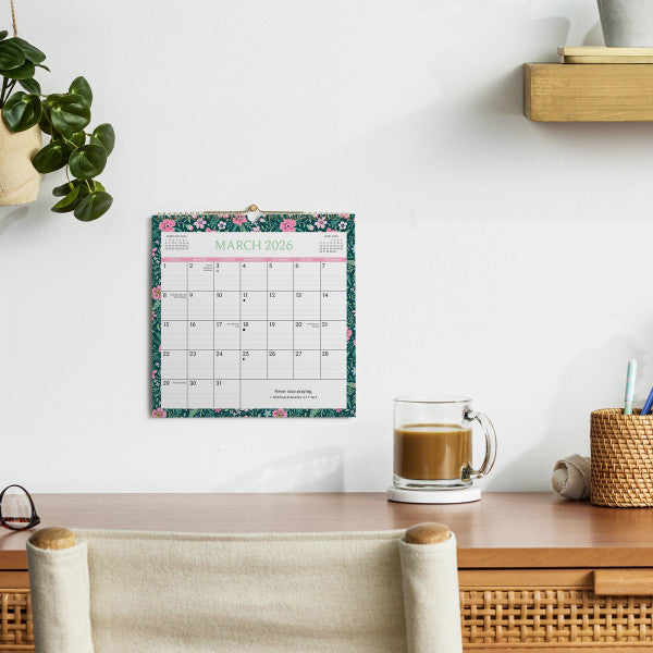 2026 Mini Inspirational Spiral Wall Calendar