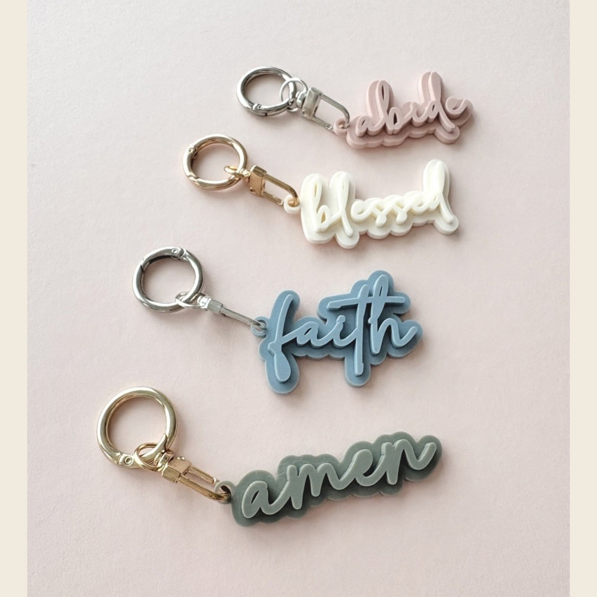 Acrylic Keychain - Blessed