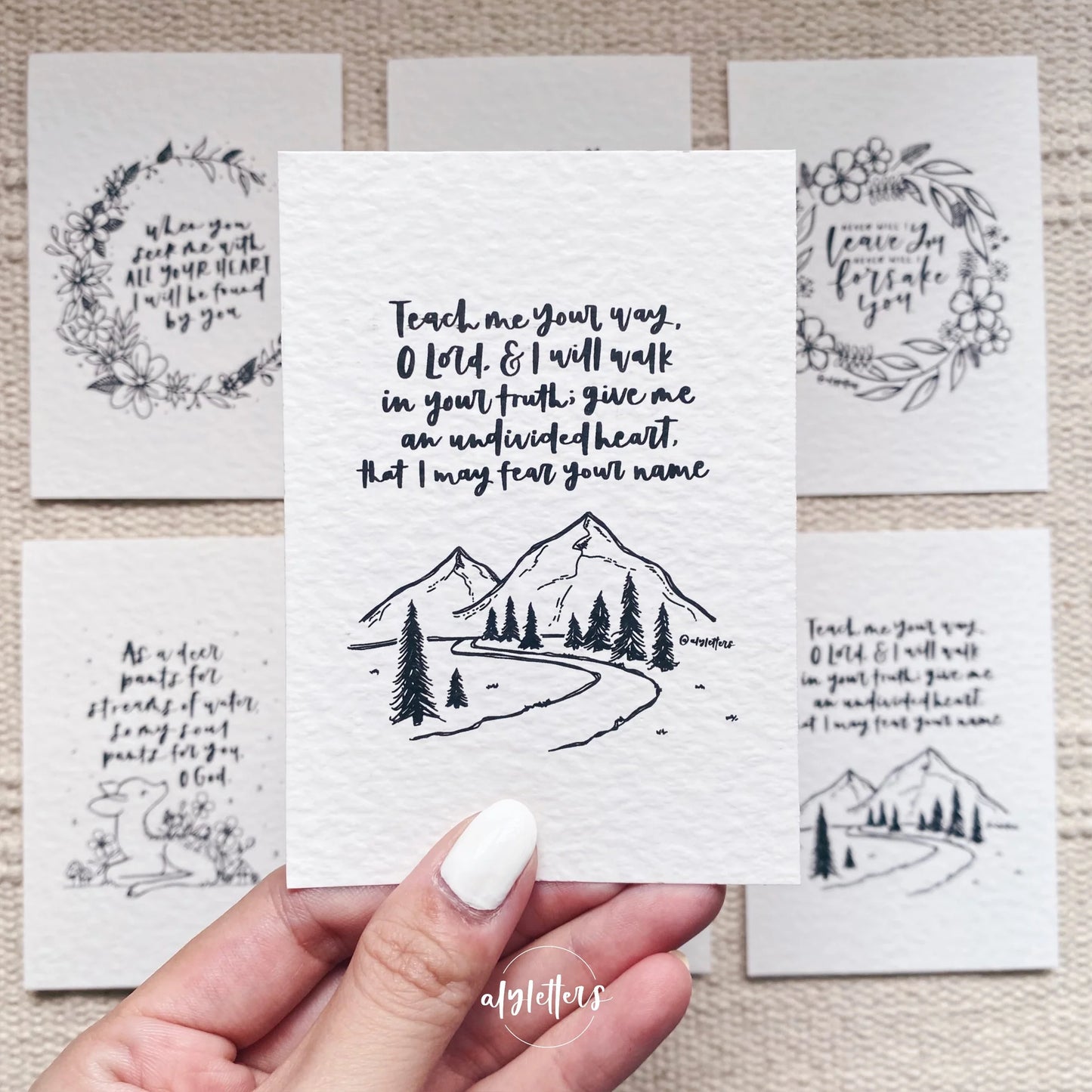 Mini Blessing Cards (Set of 6) - Wilderness