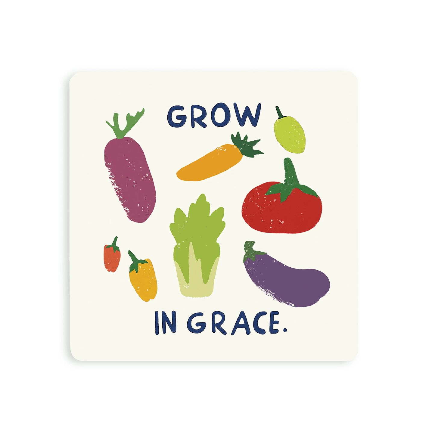 Wooden Coaster - Grow In Grace