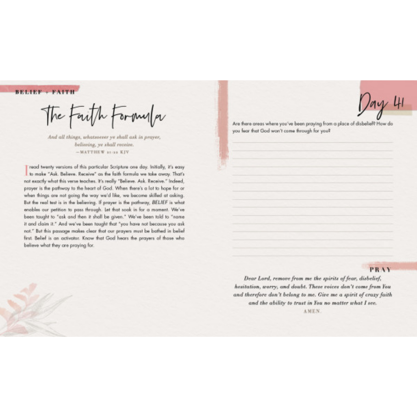 100 Days of Believing Bigger - Devotional Journal (#J2432)