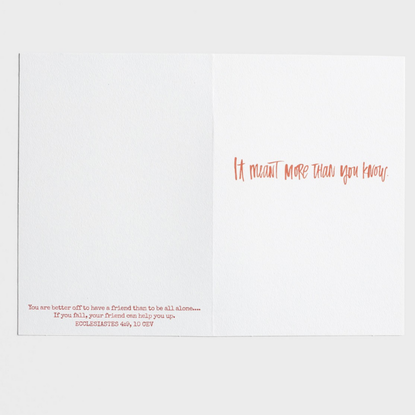 Thank You - Thanks For Showing Up (#J3839)