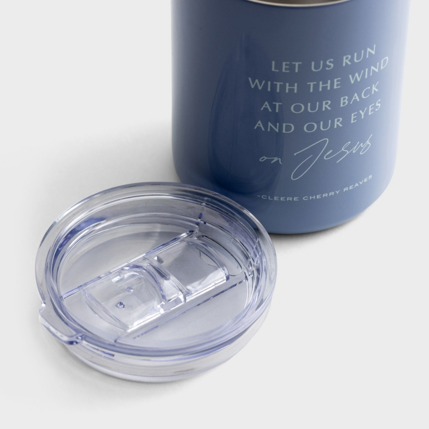 Stainless Steel Tumbler - Let Us Run (#J8538)