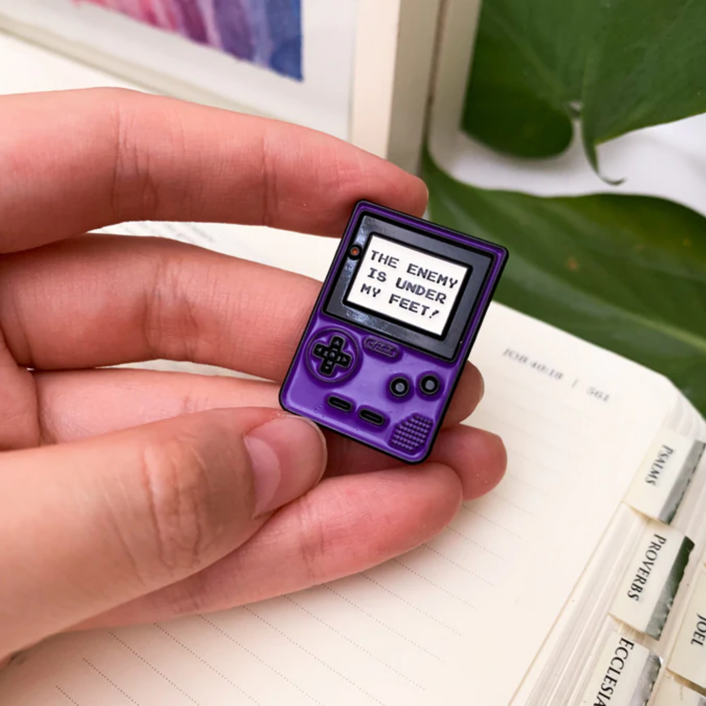 PRAISE OVER PROBLEMS Enamel Pins