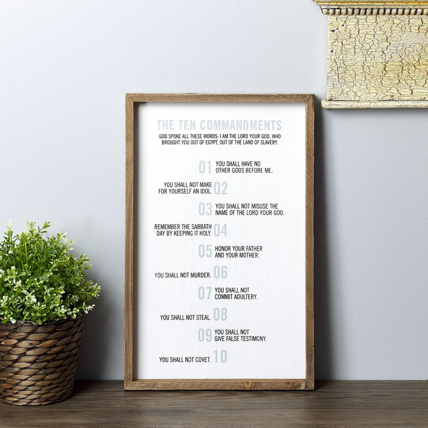 Wood Wall Plaque