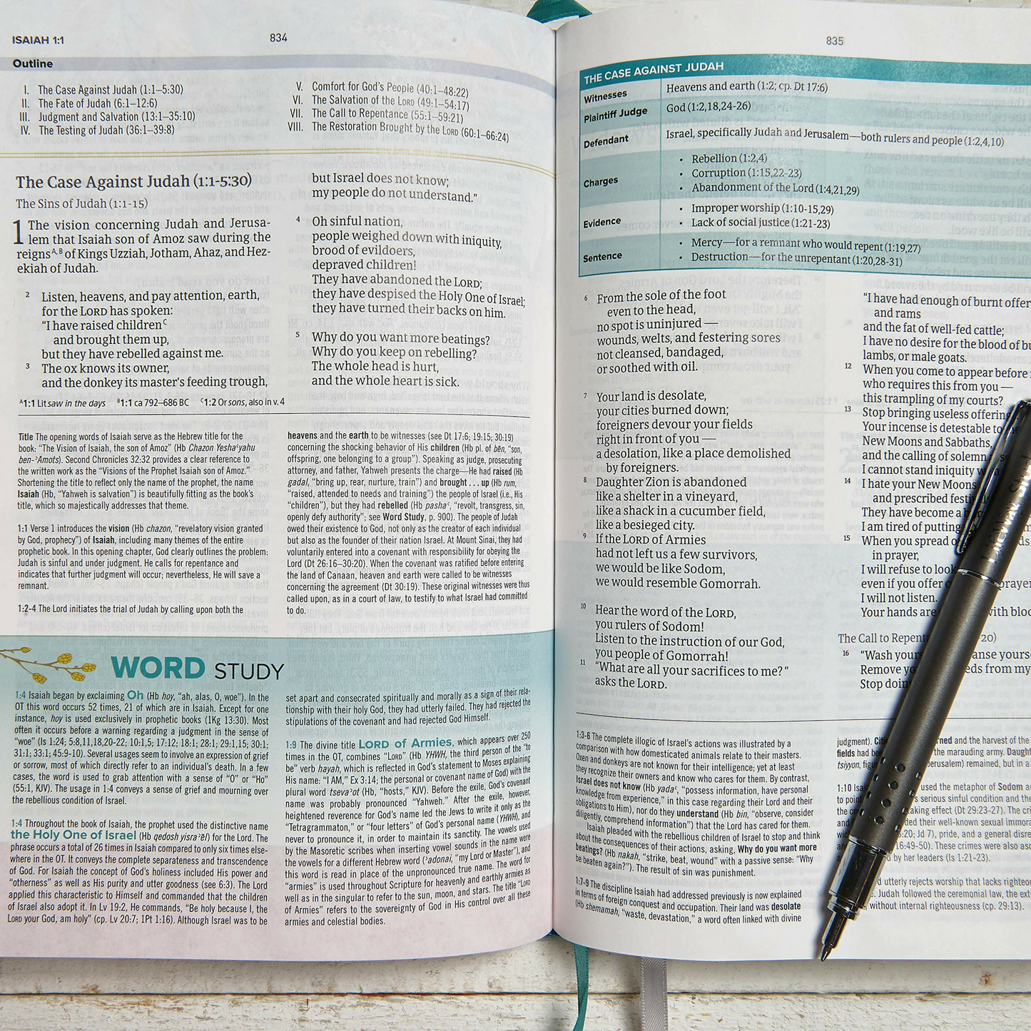 CSB Study Bible for Women, Teal Flowers LeatherTouch