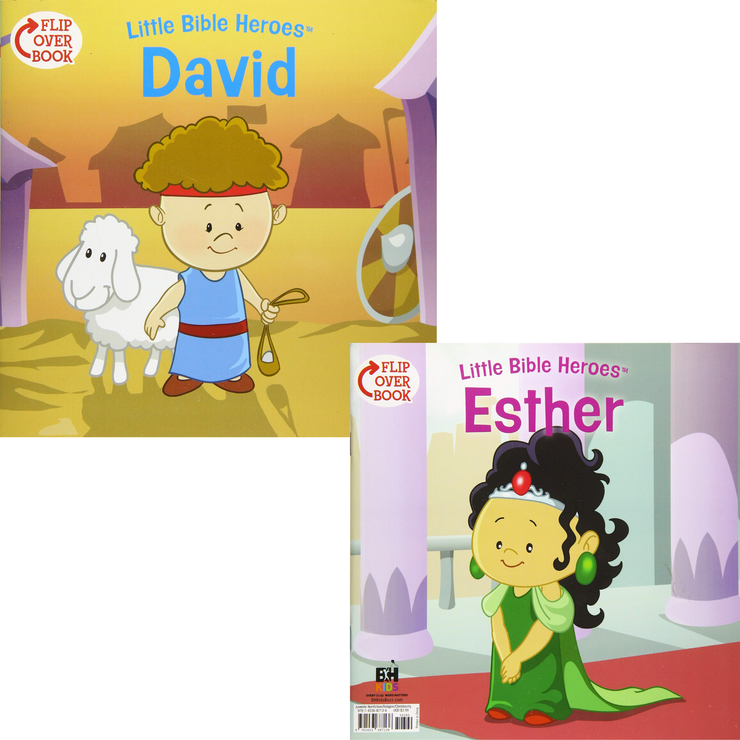 Little Bible Heroes: Flip-Over Book