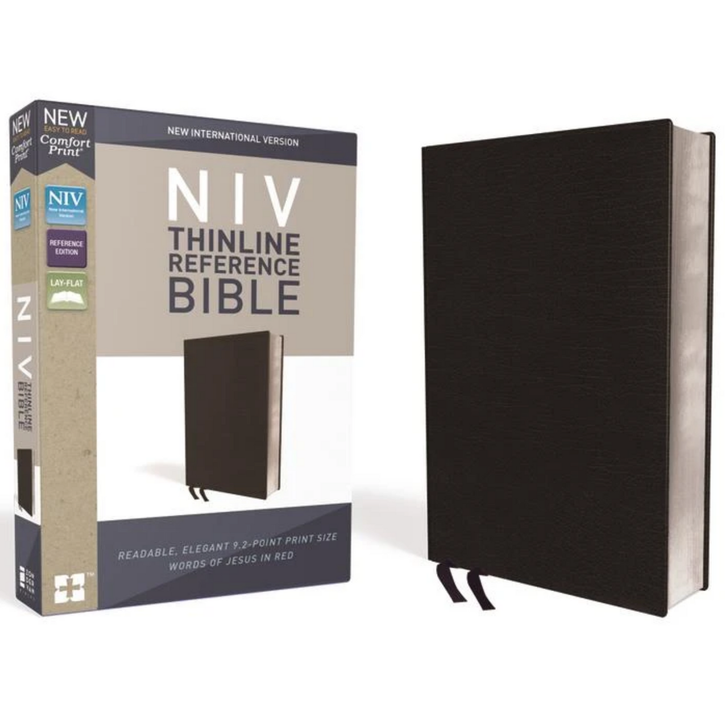 NIV Thinline Ref Bible, Bonded Leather