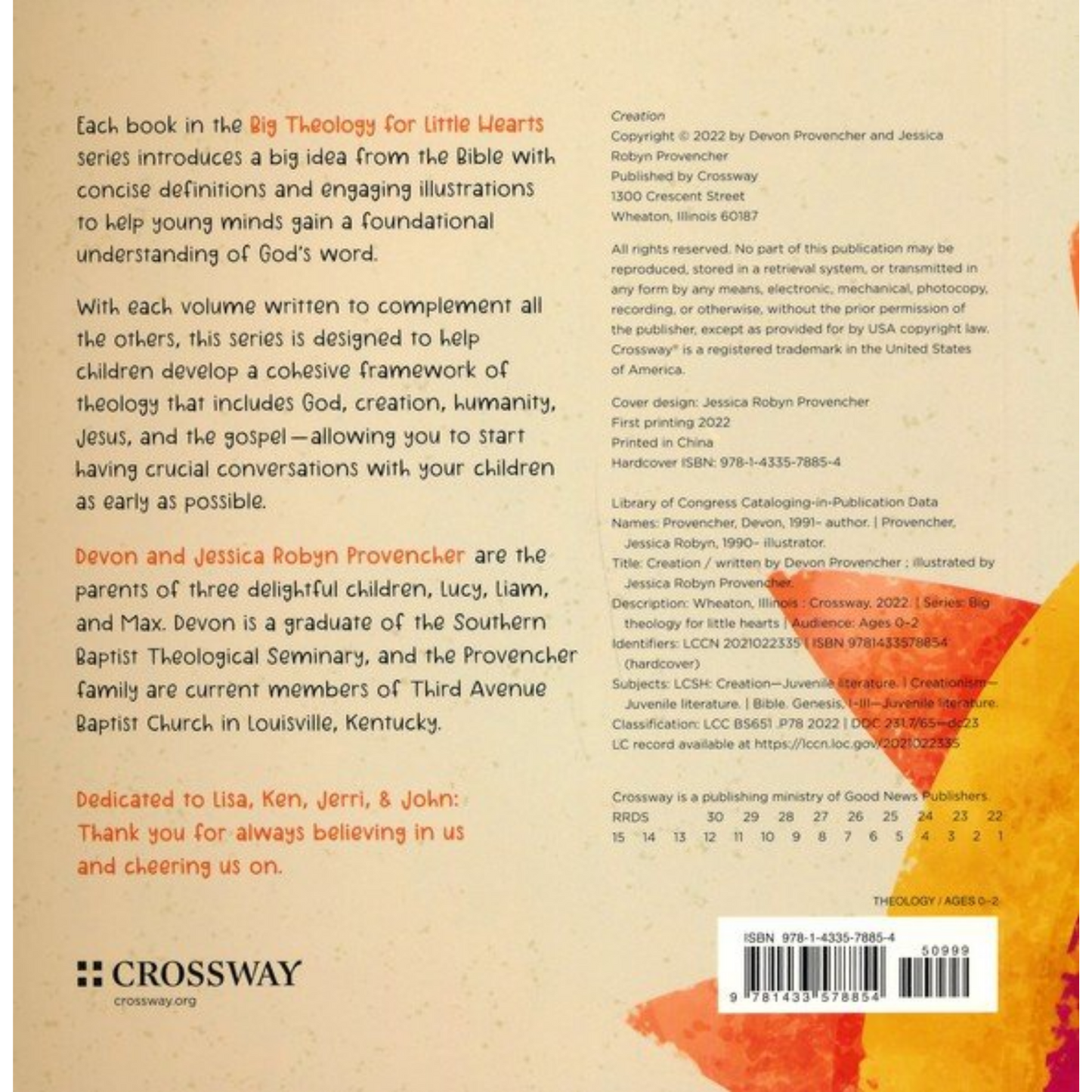 Big Theology for Little Hearts: Creation