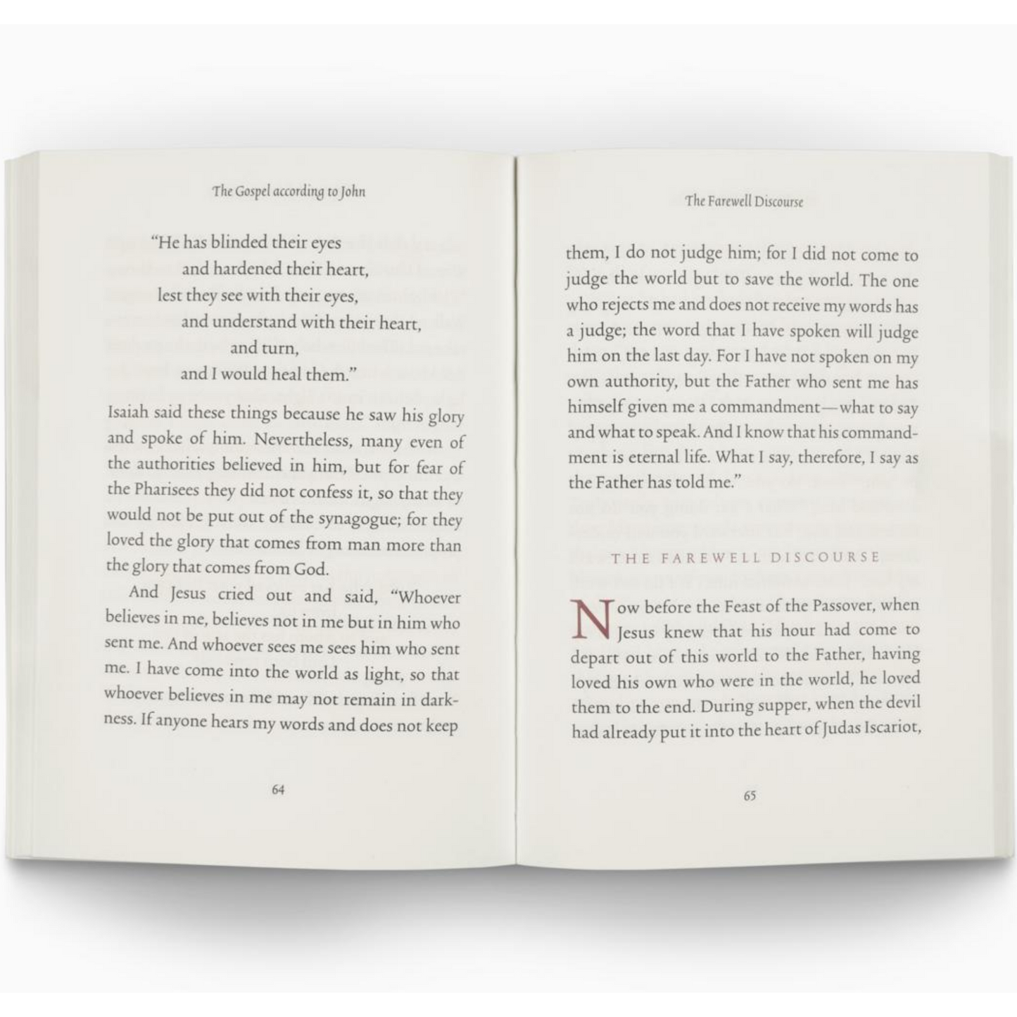 ESV Gospel of John, Reader's Edition