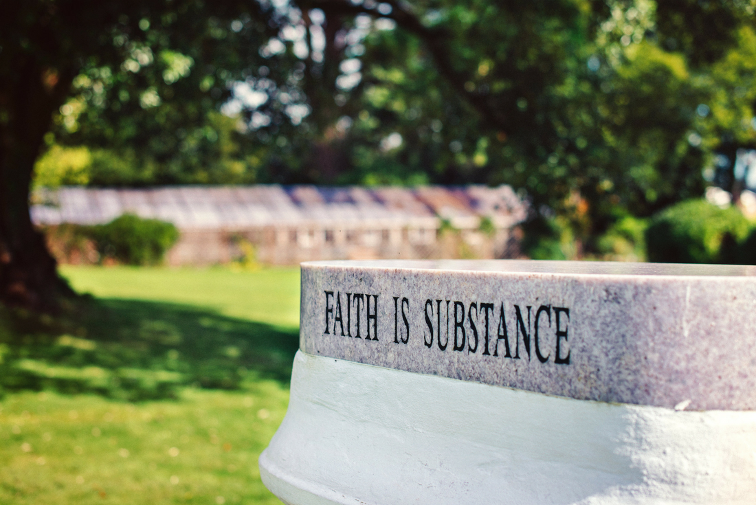 This pedestal was put up as a reminder of God’s faithfulness and His providence for the College