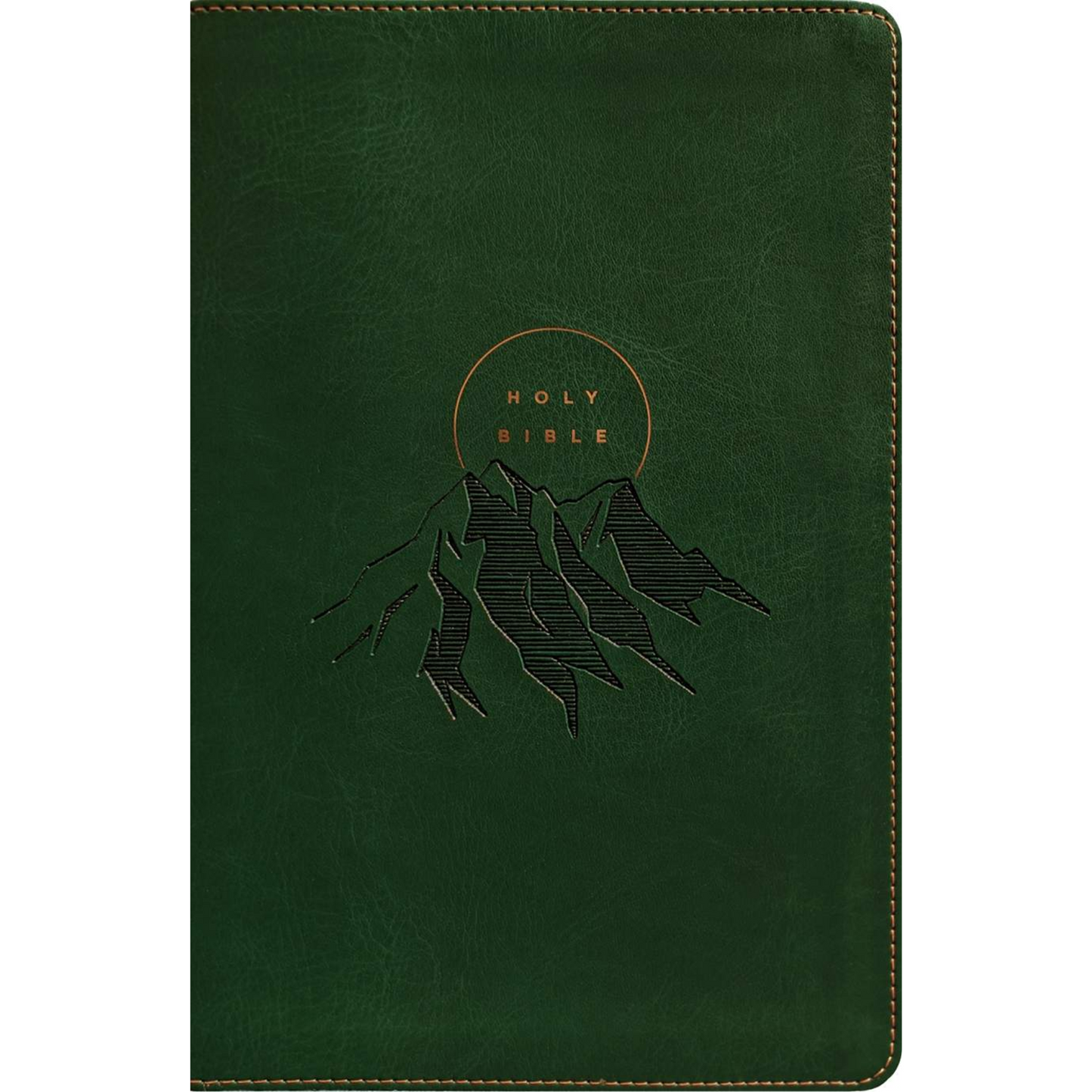 NLT Personal Size Giant Print, Filament-Enabled, LeatherLike, Evergreen Mountain