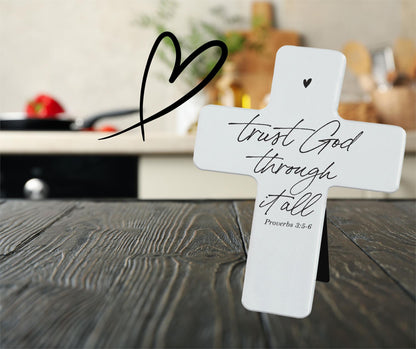 Resin Tabletop Cross