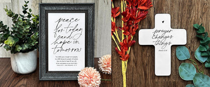 Resin Tabletop Cross