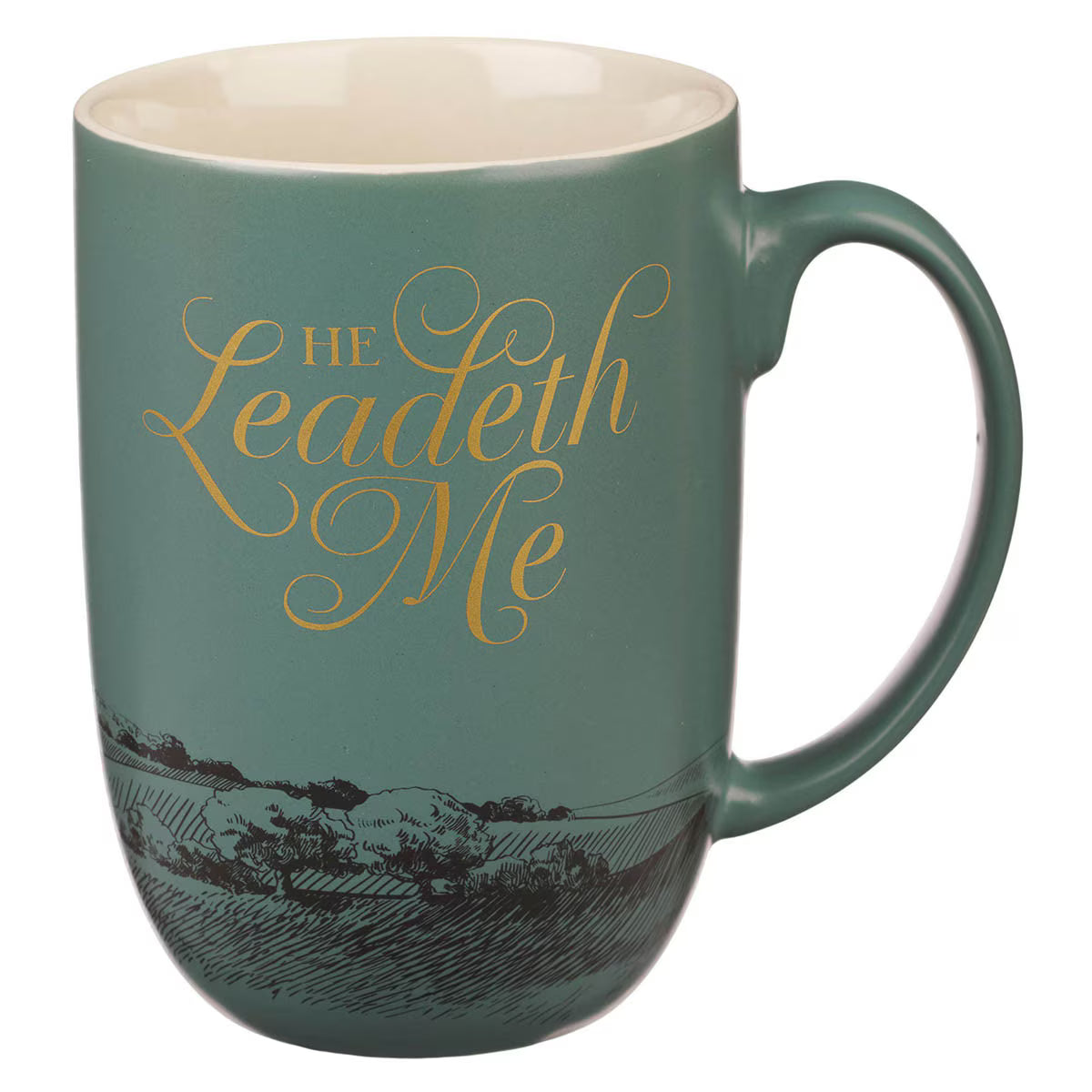 Ceramic Mug - He Leadeth Me (MUG1266)