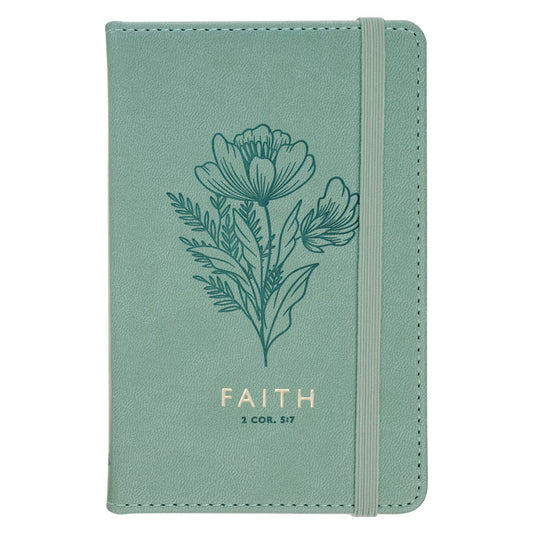 Notebook w/ Elastic Band Closure - Faith, 2 Corinthians 5:7 (NBM019)