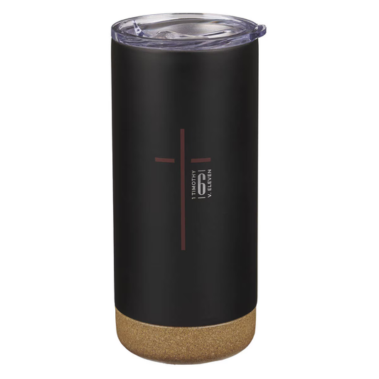 Man of God Black Stainless Steel Tumbler (SMUG355)