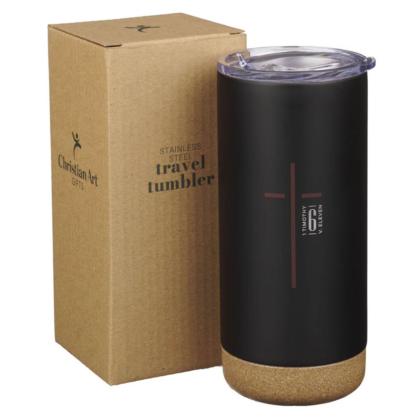 Man of God Black Stainless Steel Tumbler (SMUG355)
