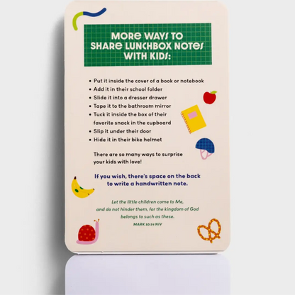 Prayers to Share: 100 Pass-Along Lunch Box Notes for Kids (U1654)