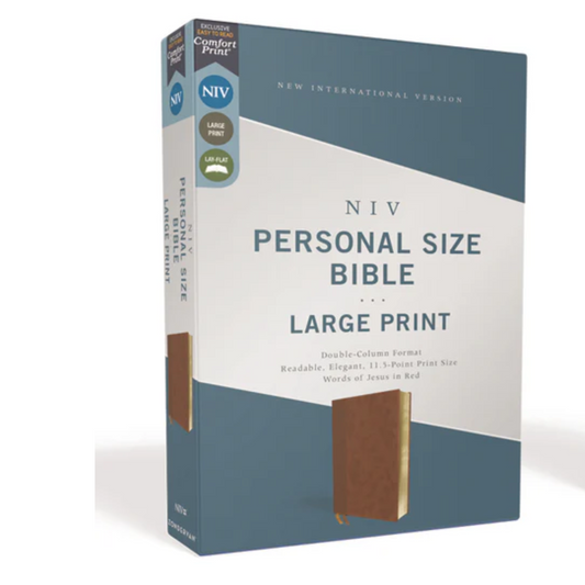 NIV Personal Size, Large Print, Leathersoft