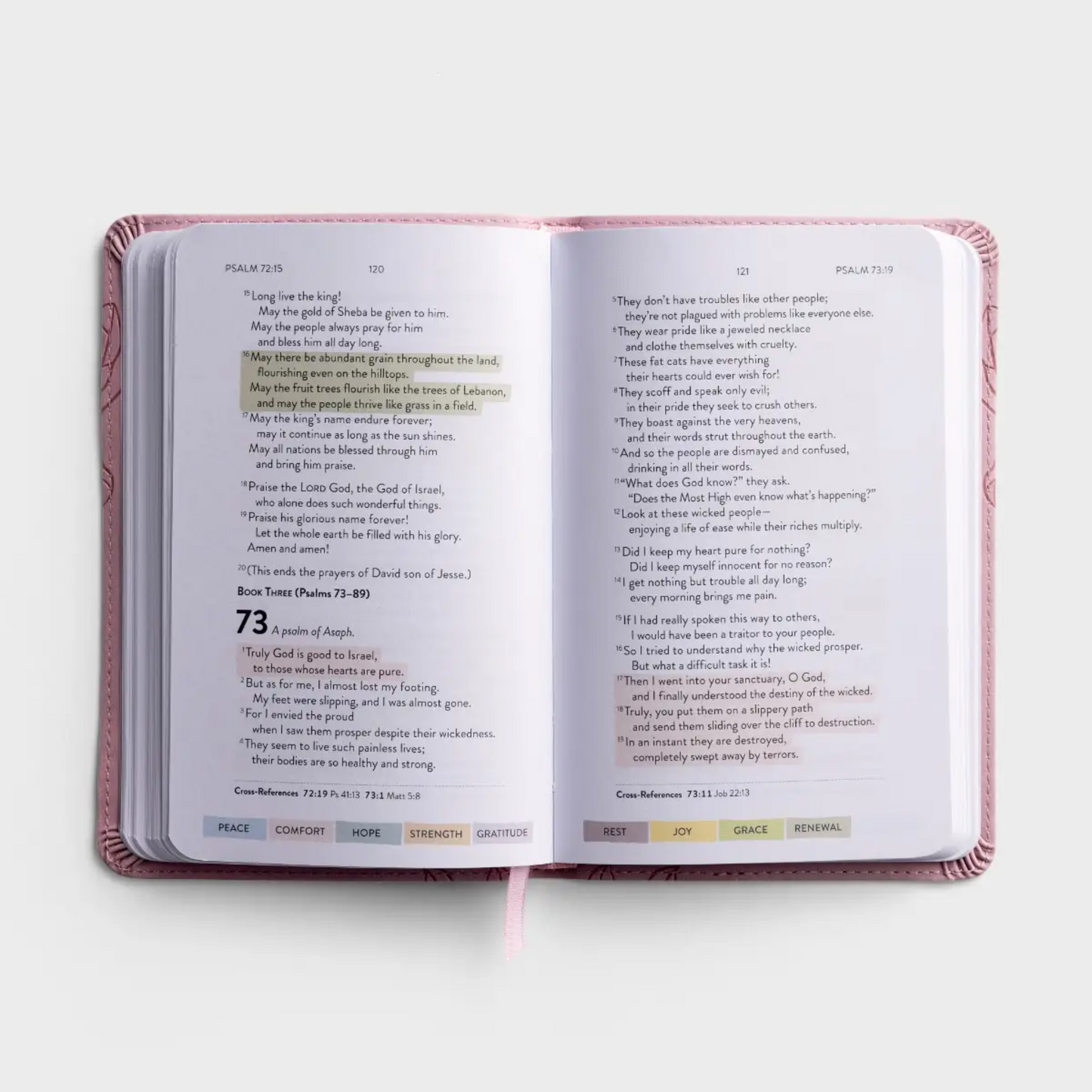 NLT Scripture Book - Sanctuary in the Psalms