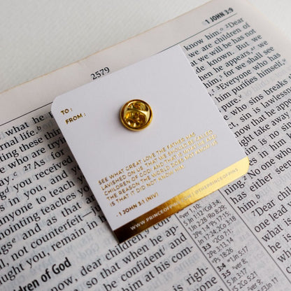 1 JOHN 3:1 Enamel Pins (CHILD OF GOD)