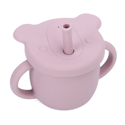 3-in-1 Silicone Sippy Cup
