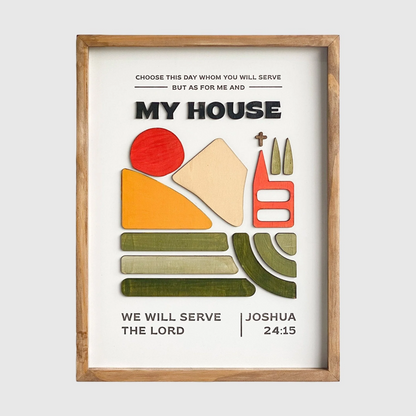 Wall Frame - As For Me And My House