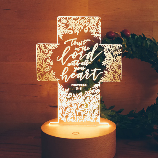 Night Light - Trust In The Lord (Cross)