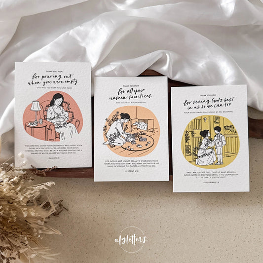Blessing Cards (Set of 3) - Thank You Mom